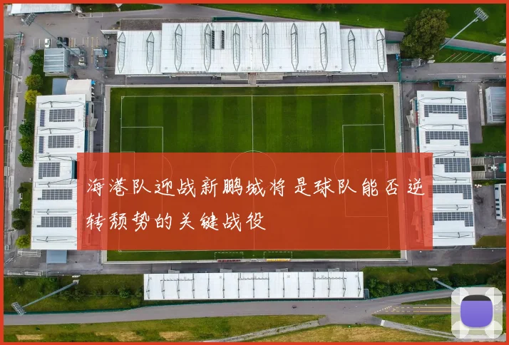 海港队迎战新鹏城将是球队能否逆转颓势的关键战役